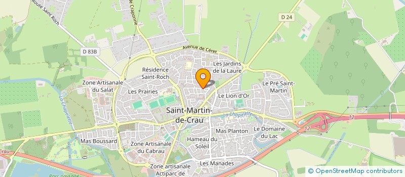localisation de l'entreprise SCI ST MARTINOISE à SAINT-MARTIN-DE-CRAU