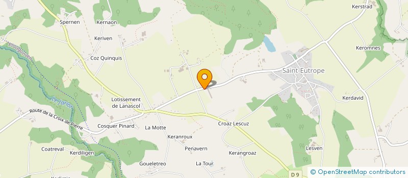 localisation de l'entreprise SCI ST MATHIEU  PLOUGONVEN