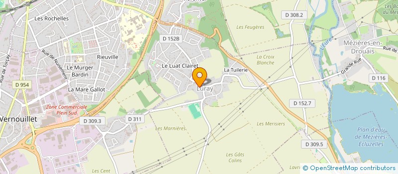 localisation de l'entreprise SCI ST MATHIEU à LURAY