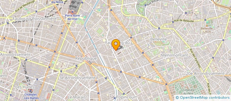 localisation de l'entreprise SCI ST MAUR  PARIS