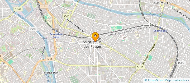 localisation de l'entreprise SCI ST MAUR REPUBLIQUE à SAINT-MAUR-DES-FOSSES