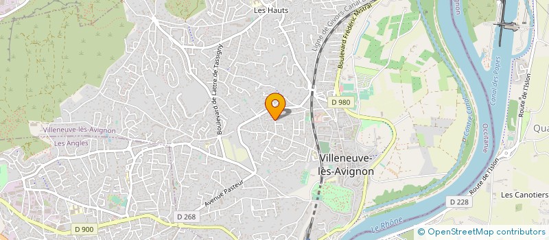 localisation de l'entreprise SCI ST MAURICE  VILLENEUVE-LES-AVIGNON