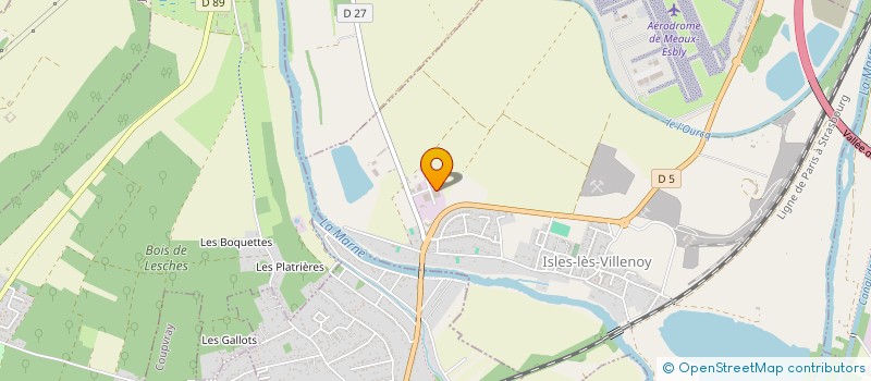 localisation de l'entreprise SCI ST MAURICE  ISLES-LES-VILLENOY