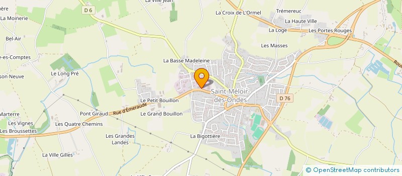 localisation de l'entreprise SCI ST MELOIR  SAINT-MELOIR-DES-ONDES