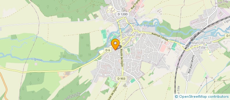 localisation de l'entreprise SCI ST MEV à IS-SUR-TILLE