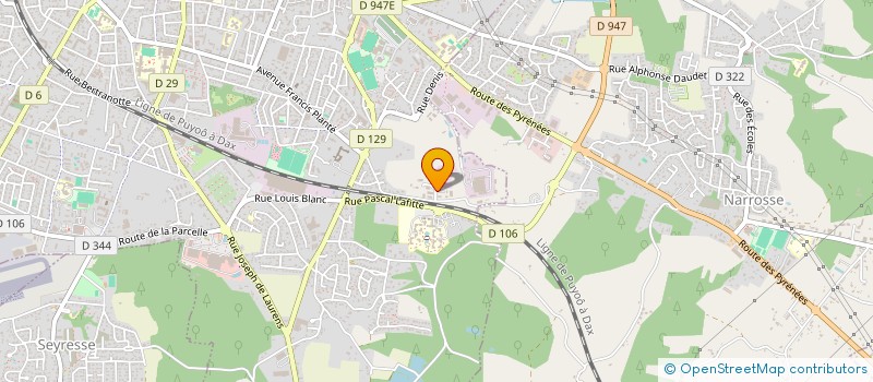 localisation de l'entreprise SCI ST MICHEL à DAX