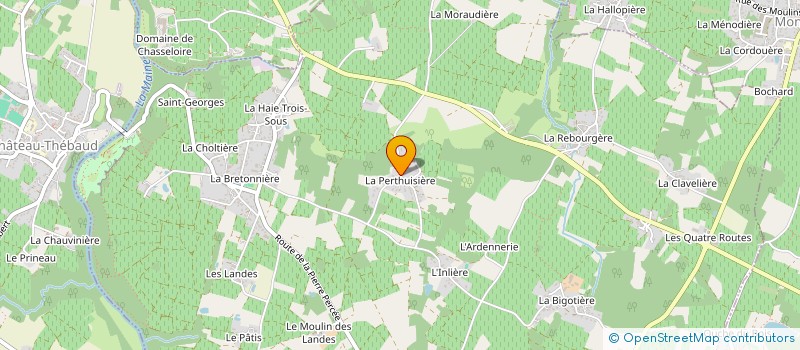 localisation de l'entreprise SCI ST MICHEL  SAINT-FIACRE-SUR-MAINE