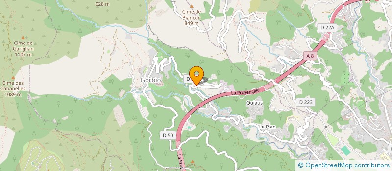 localisation de l'entreprise SCI ST MICHEL  GORBIO