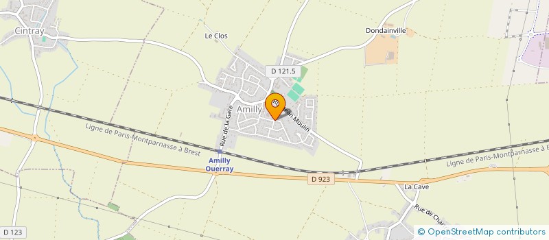 localisation de l'entreprise SCI ST MICHEL à AMILLY