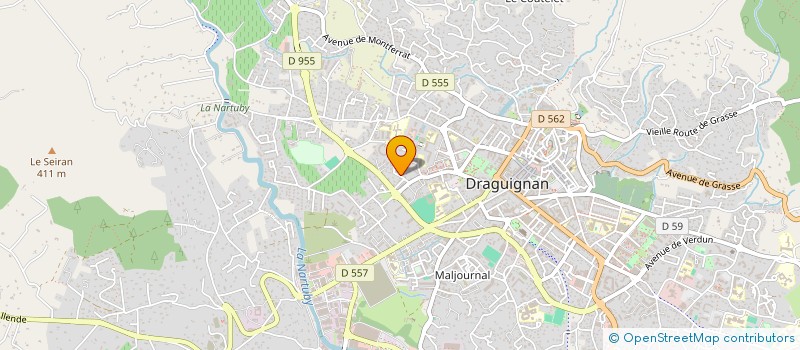 localisation de l'entreprise SCI ST NICOLAS à DRAGUIGNAN