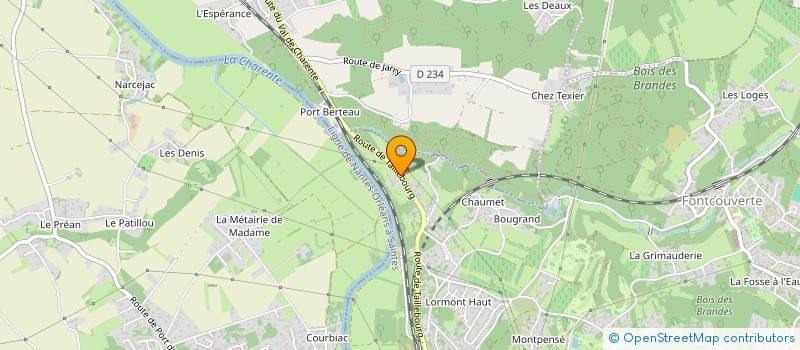 localisation de l'entreprise SCI ST PALLAIS PLUCHON-MAROT  FONTCOUVERTE