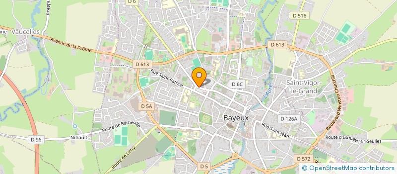 localisation de l'entreprise SCI ST PATRICE  BAYEUX