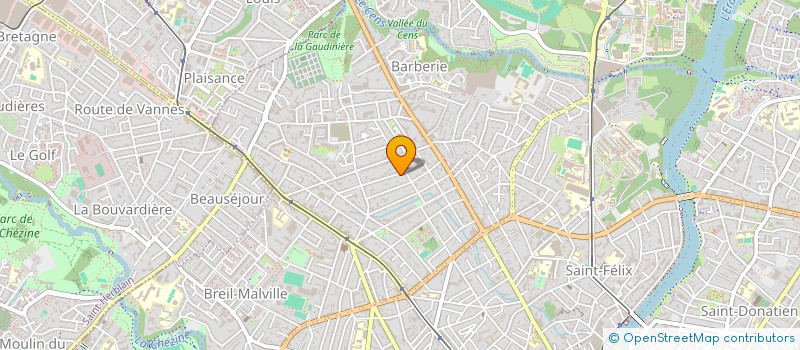 localisation de l'entreprise SCI ST PHILIPPE à NANTES
