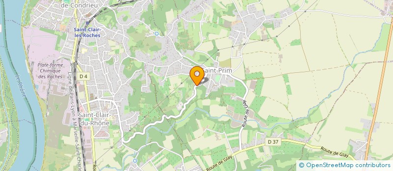 localisation de l'entreprise SCI ST PIERRE  SAINT-PRIM