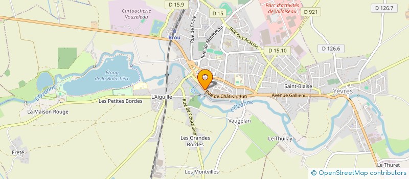 localisation de l'entreprise SCI ST PIERRE à BROU