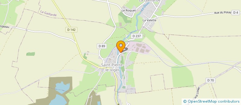 localisation de l'entreprise SCI ST PIERRE BGL  SAINT-PIERRE-LE-VIGER