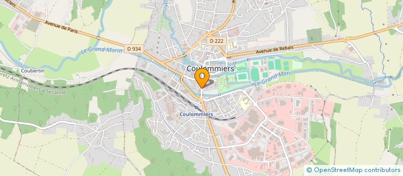 localisation de l'entreprise SCI ST PIERRE OUEST à COULOMMIERS