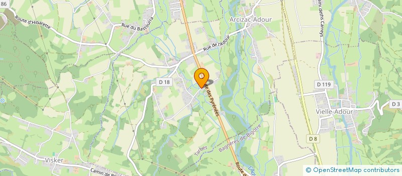 localisation de l'entreprise SCI ST PRIX VILLAGE  ARCIZAC-ADOUR