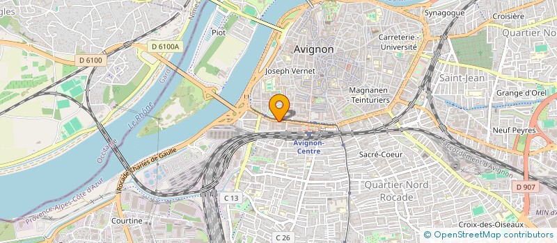 localisation de l'entreprise SCI ST ROCH  AVIGNON