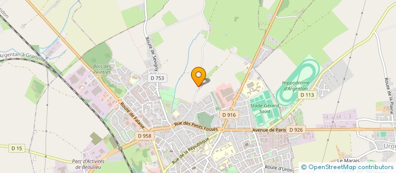 localisation de l'entreprise SCI ST ROCH  ARGENTAN
