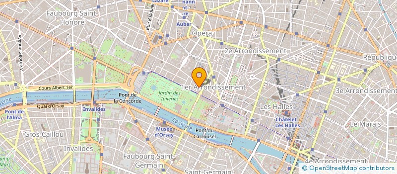localisation de l'entreprise SCI ST ROCH à PARIS