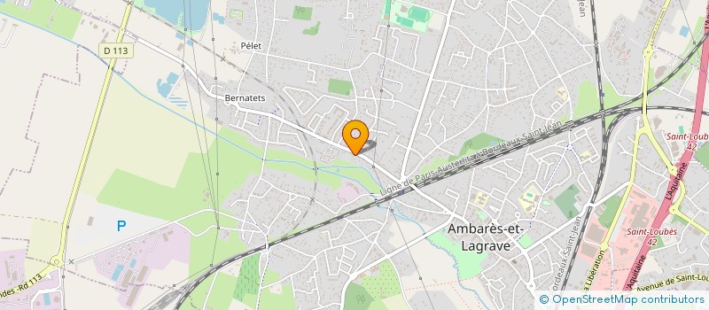 localisation de l'entreprise SCI ST ROMAIN  AMBARES-ET-LAGRAVE