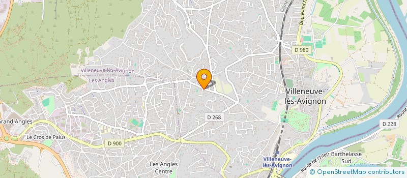 localisation de l'entreprise SCI ST RUF INVESTISSEMENT  VILLENEUVE-LES-AVIGNON