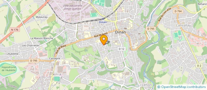 localisation de l'entreprise SCI ST SAMSON  DINAN