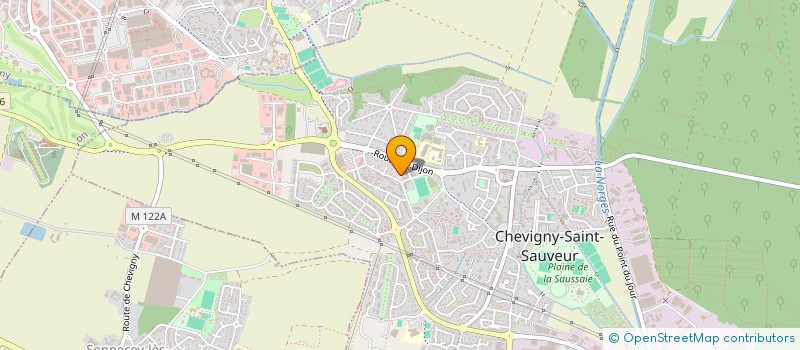 localisation de l'entreprise SCI ST SAUVEUR  CHEVIGNY-SAINT-SAUVEUR