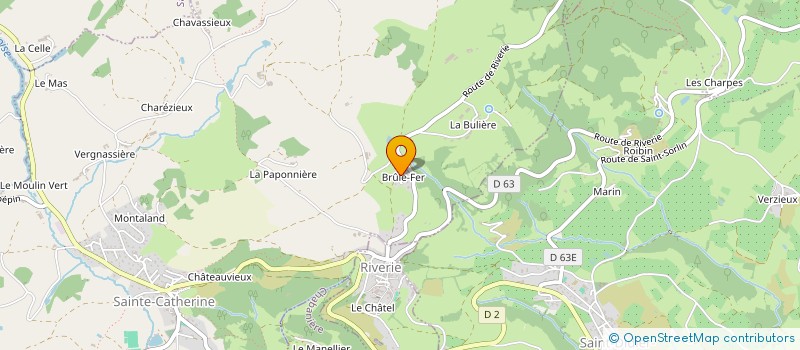 localisation de l'entreprise SCI ST SEBASTIEN  SAINTE-CATHERINE