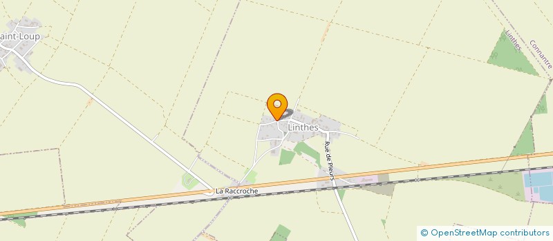 localisation de l'entreprise SCI ST SERVAIS  LINTHES