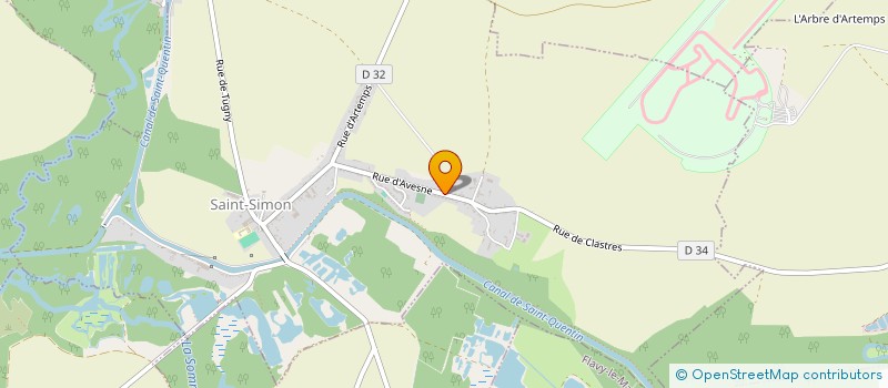 localisation de l'entreprise SCI ST SIMON LEFEVRE à SAINT-SIMON