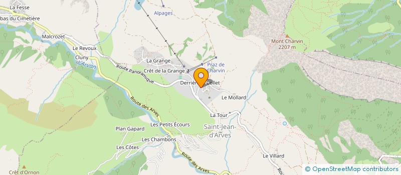 localisation de l'entreprise SCI ST SORLIN  SAINT SORLIN D'ARVES