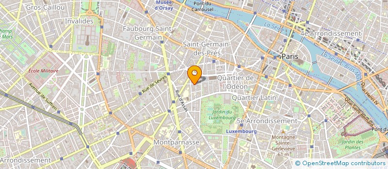 localisation de l'entreprise SCI ST SULPICE LUXEMBOURG 9 R   MEZIERE  PARIS