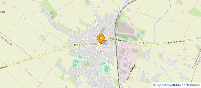 localisation de l'entreprise SCI ST SYLVESTRE à NEUVILLE-AUX-BOIS