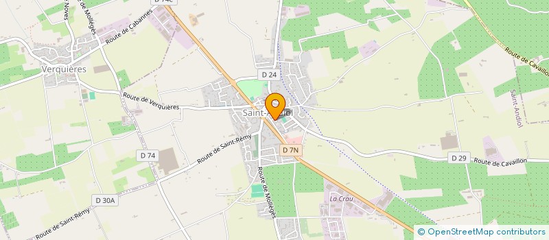 localisation de l'entreprise SCI ST THOMAS  SAINT-ANDIOL