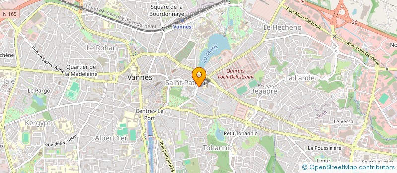 localisation de l'entreprise SCI ST TROP à VANNES