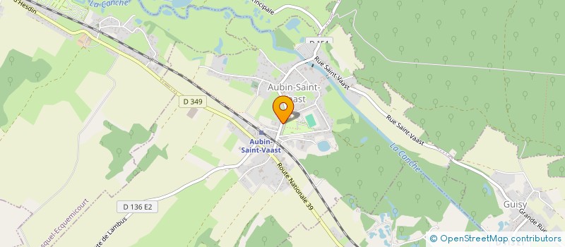 localisation de l'entreprise SCI ST VAAST à AUBIN-SAINT-VAAST