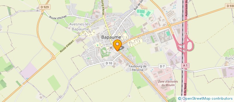 localisation de l'entreprise SCI ST VALENTIN  BAPAUME