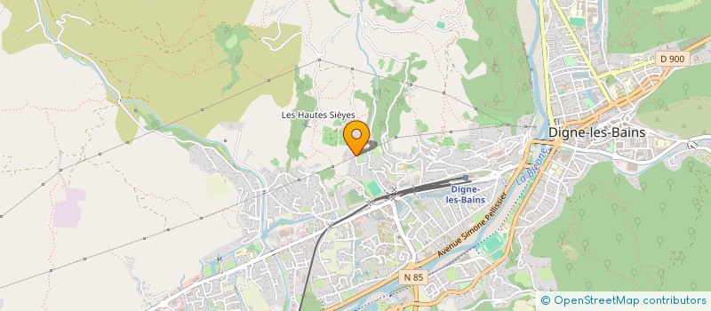 localisation de l'entreprise SCI ST VERAN à DIGNE-LES-BAINS