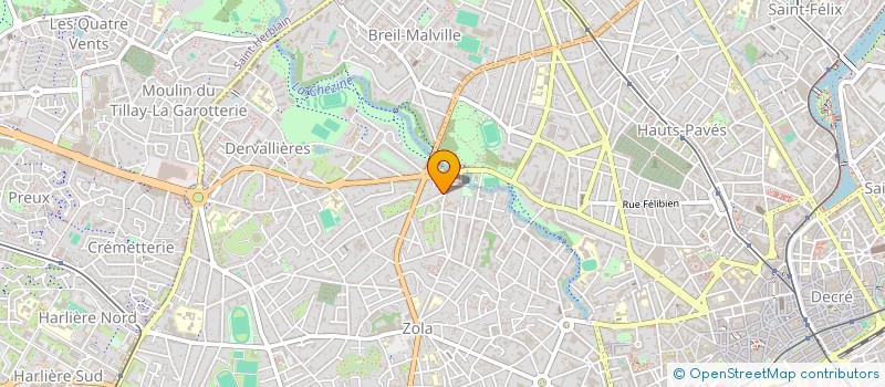localisation de l'entreprise SCI ST VERTOU  NANTES