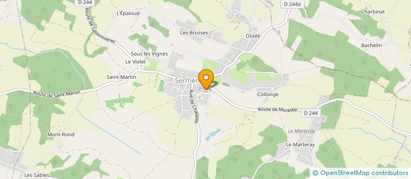 localisation de l'entreprise SCI ST VICTOR  SAINT-VICTOR-DE-MORESTEL