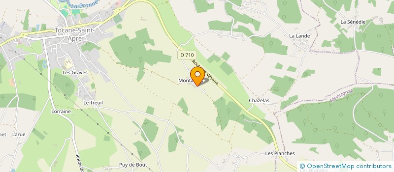 localisation de l'entreprise SCI ST VICTOR  MONTAGRIER