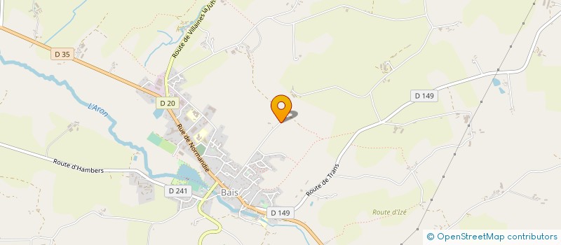 localisation de l'entreprise SCI ST VINCENT  BAIS