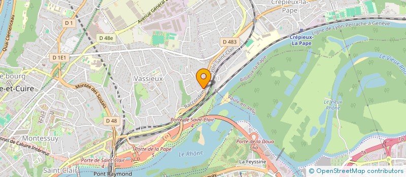 localisation de l'entreprise SCI ST VINCENT  CALUIRE-ET-CUIRE