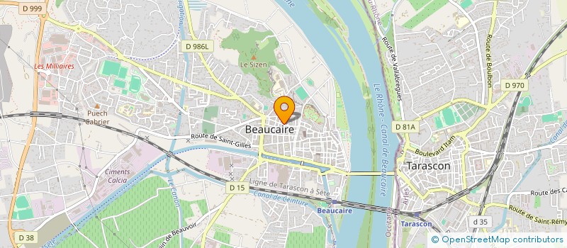 localisation de l'entreprise SCI ST VINCENT  JONQUIERES-SAINT-VINCENT