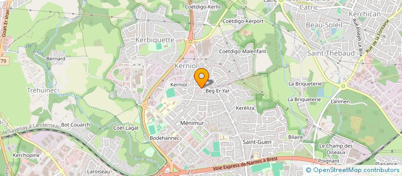 localisation de l'entreprise SCI ST VINCENT à VANNES