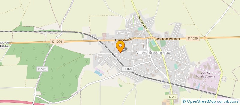 localisation de l'entreprise SCI STA à VILLERS-BRETONNEUX