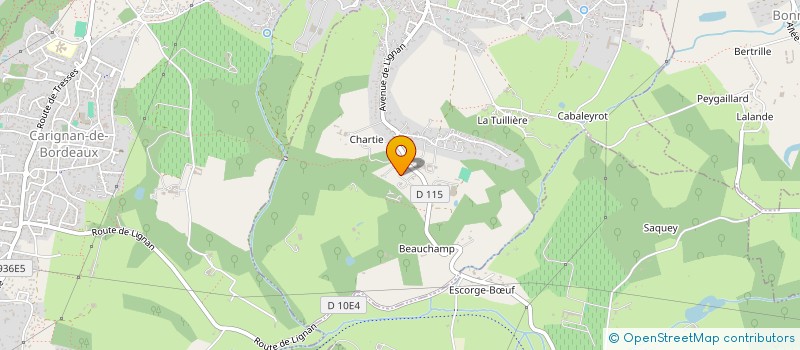 localisation de l'entreprise SCI STA  FARGUES-SAINT-HILAIRE