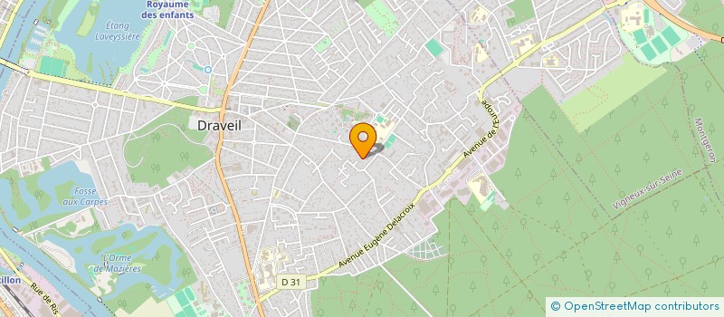 localisation de l'entreprise SCI STA à DRAVEIL